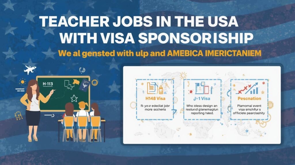 Teacher Jobs in the USA with Visa Sponsorship